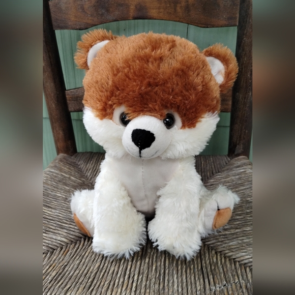 Bobo Sitting Dog FIESTA Cream Tan 10 " PLUSH Stuffed PUPPY DOG Animal SOFT - Picture 2 of 11